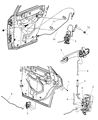 Diagram for 2006 Chrysler 300 Door Latch Cable - 5065452AB