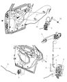 Diagram for 2005 Dodge Magnum Door Latch Cable - 5065452AB