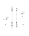 Diagram for 2019 Jeep Wrangler Oxygen Sensor - 68217019AA