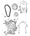 Diagram for Dodge Magnum Timing Cover - 4792795AC