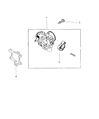 Diagram for 1997 Dodge Avenger Throttle Body - 4591390