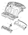 Diagram for 2000 Chrysler 300M Seat Belt - PH761AZAB