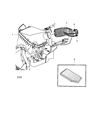 Diagram for 2010 Jeep Wrangler Air Filter Box - 4721129AH