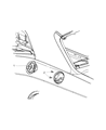 Diagram for 2013 Dodge Challenger Fuel Door - 68086353AB