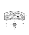 Diagram for 2008 Dodge Grand Caravan Instrument Cluster - 68030980AA