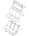 Diagram for 2002 Dodge Sprinter 2500 Seat Cushion - 5166085AA