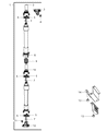 Diagram for Mopar Universal Joint - V8016665AA