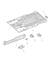 Diagram for 2007 Chrysler Town & Country Floor Pan - 5019511AC