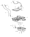 Diagram for Jeep Gladiator Oil Pan - 68504392AA