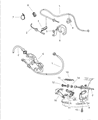 Diagram for Jeep Grand Cherokee Throttle Cable - 52104030AB