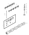 Diagram for Chrysler 300 Pushrod - 5037475AC