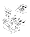 Diagram for Dodge Durango Seat Heater Switch - 56045098AA