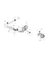 Diagram for 2004 Dodge Dakota Fuel Filler Neck - 52102651AA
