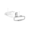 Diagram for 2020 Jeep Compass Car Mirror - 5XR28DX9AE