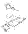 Diagram for 1997 Dodge Ram 2500 Catalytic Converter - 5019143AB