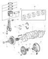 Diagram for Dodge Sprinter 3500 Piston - 5137280AA