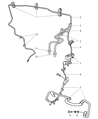 Diagram for 2003 Jeep Grand Cherokee Brake Line - V1128093AA