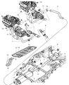 Diagram for Chrysler Town & Country Exhaust Hanger - 4682564