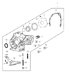 Diagram for Jeep Renegade Crankshaft Seal - 68094615AA