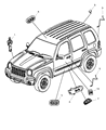 Diagram for Jeep Liberty Door Lock Switch - 56010092AA