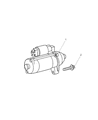 Diagram for 2002 Dodge Sprinter 2500 Starter Motor - 5134510AA