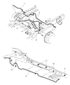 Diagram for 2001 Dodge Durango Brake Line - 52009546AB