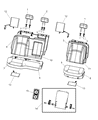 Diagram for 2011 Ram 2500 Cup Holder - 1NN45GTVAA