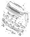 Diagram for 2001 Chrysler Voyager Wiper Pivot - 5018659AA