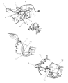 Diagram for Jeep Throttle Cable - 52078171AB