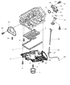 Diagram for Dodge Avenger Oil Pan - 4892061AA