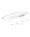 Diagram for Dodge Durango Spoiler - 68105149AC