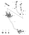Diagram for Jeep Grand Cherokee Tail Pipe - 68083404AH