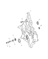 Diagram for 2007 Dodge Sprinter 2500 Timing Cover - 68013873AA