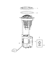 Diagram for Jeep Liberty Fuel Level Sensor - 68017714AB