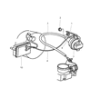 Diagram for 1996 Dodge Caravan Battery Tray - 4716768