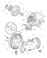 Diagram for Chrysler Cirrus Wheel Hub - 4616477AB