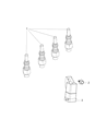 Diagram for Ram ProMaster 2500 Glow Plug - 68099604AA