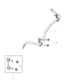 Diagram for 2015 Dodge Durango Sway Bar Kit - 68184508AA