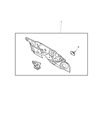 Diagram for 2008 Chrysler PT Cruiser Dash Panels - 5017558AE