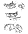 Diagram for Chrysler Sebring Bumper - 4805386AC