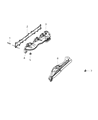 Diagram for Jeep Compass Exhaust Heat Shield - 68275192AA