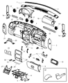 Diagram for 2005 Jeep Liberty Air Bag - 55315103AD