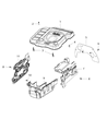 Diagram for 2019 Jeep Wrangler Engine Cover - 5281743AA