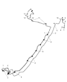 Diagram for Jeep Wrangler Brake Line - 52129125AD