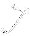 Diagram for 2007 Jeep Wrangler Brake Line - 52129114AC