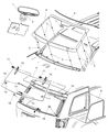 Diagram for 2005 Jeep Grand Cherokee Windshield - 5170272AA