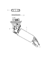 Diagram for Chrysler Town & Country Fuel Pressure Regulator - 5016846AA