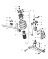 Diagram for Dodge Caliber Sway Bar Kit - 5105100AA