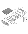 Diagram for 2014 Ram 1500 Rear Crossmember - 68197094AA