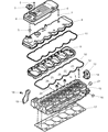 Diagram for Dodge Ram 1500 Cylinder Head Gasket - 5102296AA